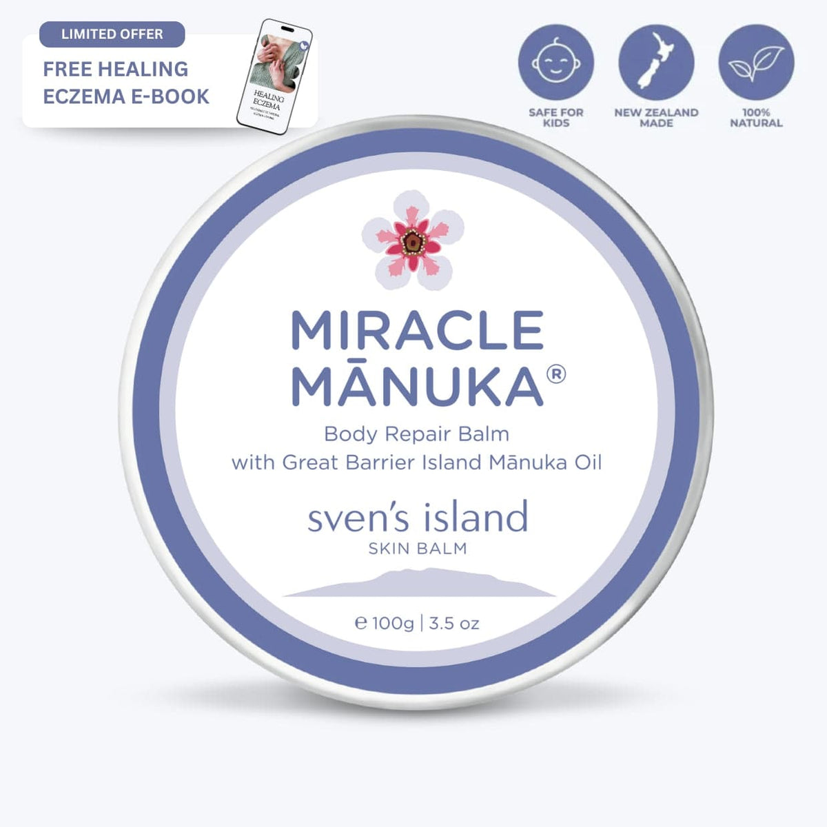 Sven's Island BODY 100g Miracle Manuka - Skin Repair Ointment 100g